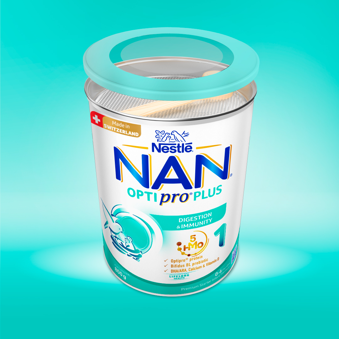 Thùng 6 lon Sản Phẩm Dinh Dưỡng Nestlé NAN OPTIPRO PLUS 1 800g/lon