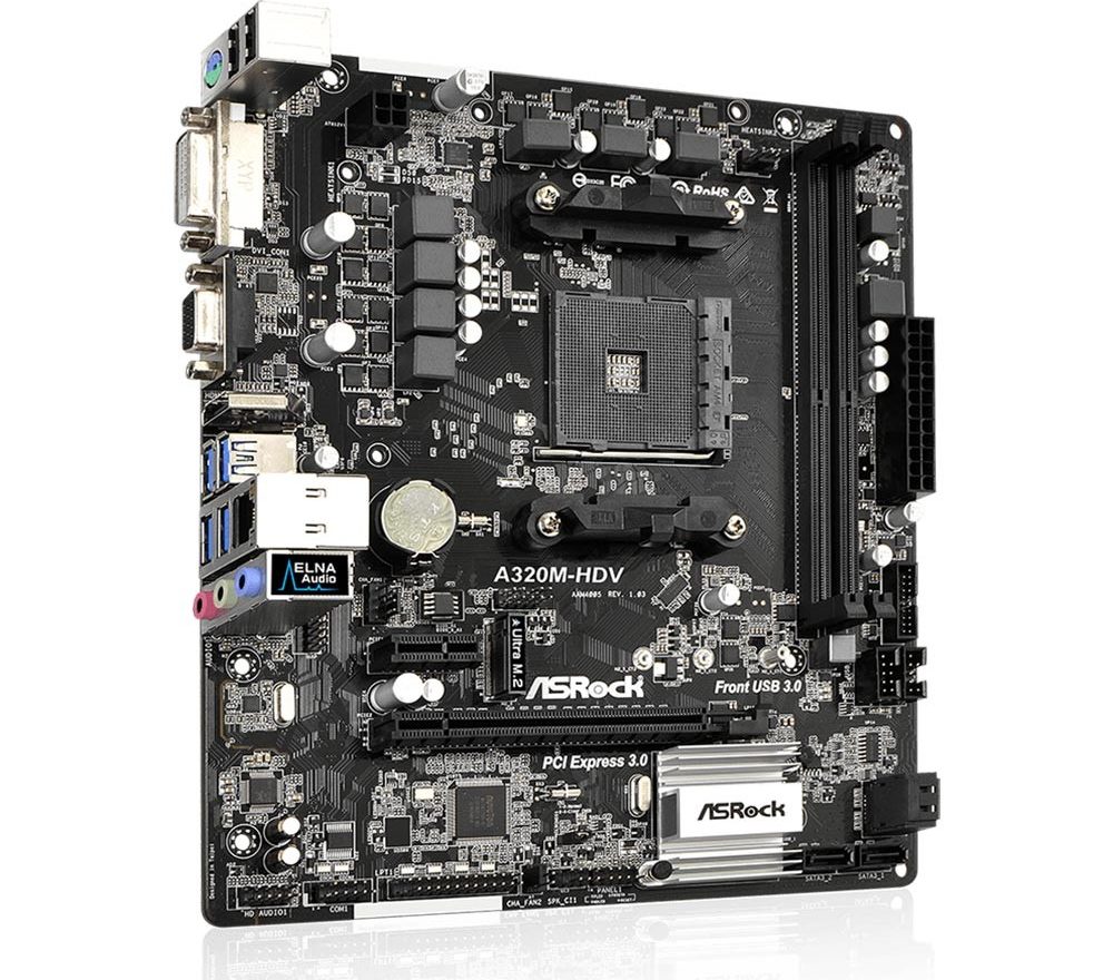 Mainboard ASRock A320M-HDV Hàng Chính Hãng