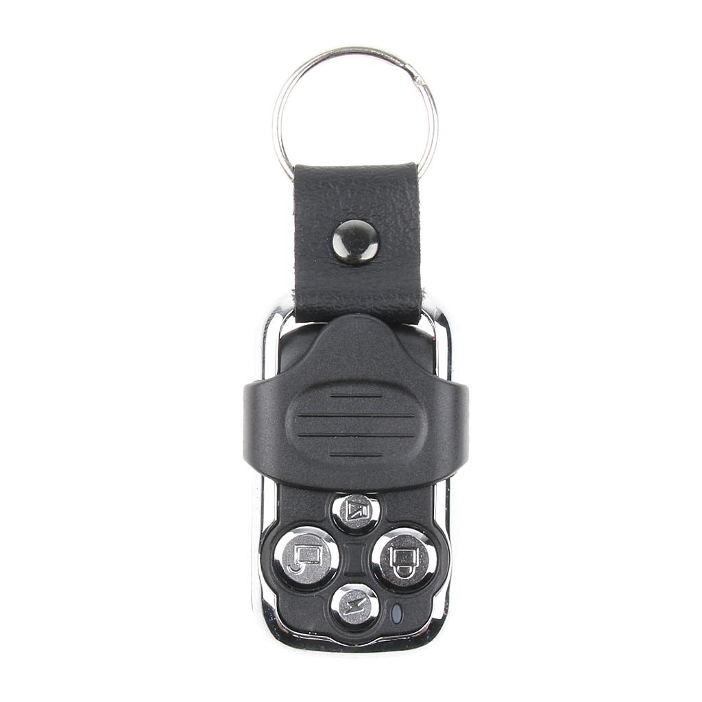 Universal Electric Gate Garage Door Remote Control Key Fob Mini Key Chain Door Opener 4-Button Key Chain Transmitter