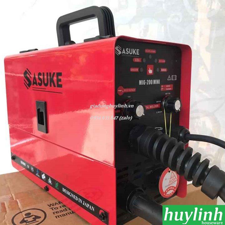 Máy hàn Sasuke MIG 200 mini - 3 chức năng - Tặng kèm 1 cuộn dây 1kg - Hàng chính hãng