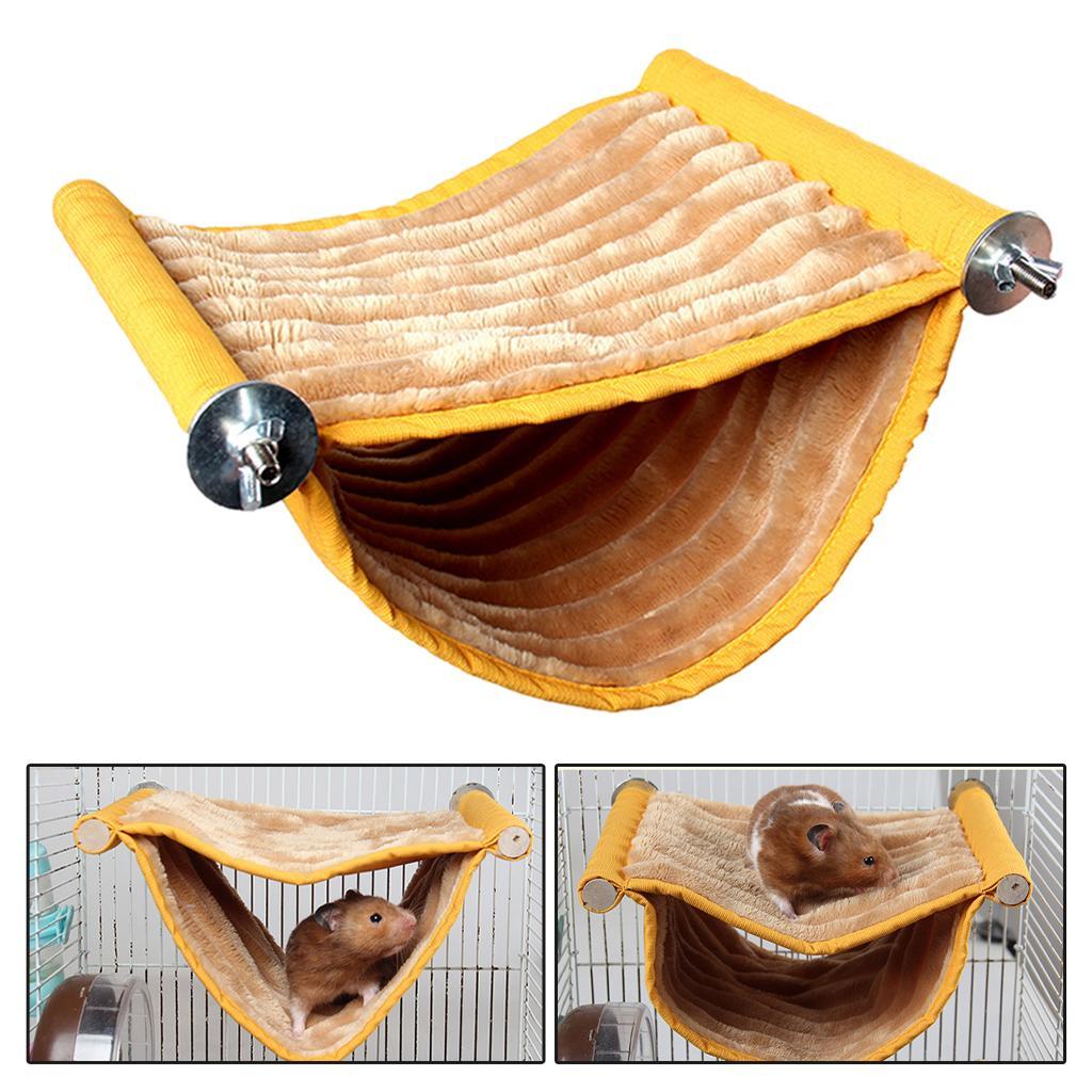 Warm Hamster Hammock Hanging Bed Mouse Ferret Nest Rats Cage Toys