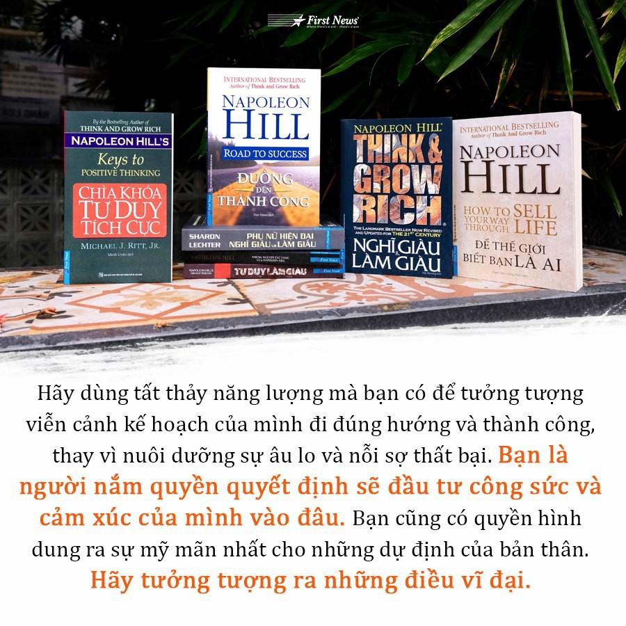 Sách - Combo Nghĩ giàu làm giàu  + Đường đến thành công  + Để thế giới biết bạn là ai  - FirstNews