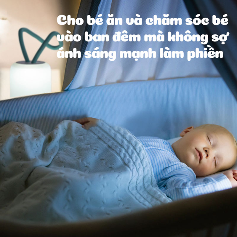 Đèn Ngủ Cho Bé Silicone Cao Cấp Có Thể Điều Chỉnh Độ Sáng