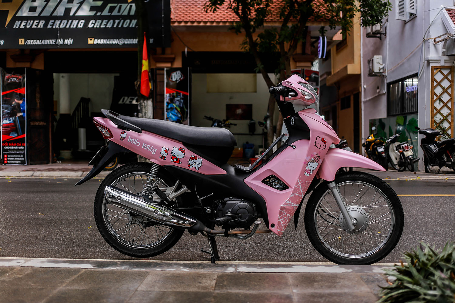 [Tem đẹp xịn] Tem trùm Wave Alpha Hello Kitty