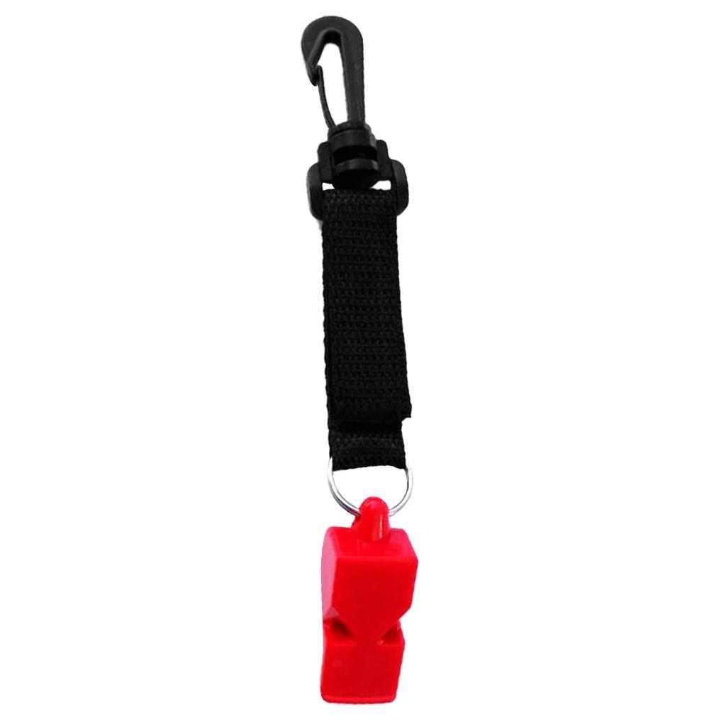 2-4pack Ultra-loud Emergency Scuba Dive Safety Whistle Outdoor Survival Gear Red