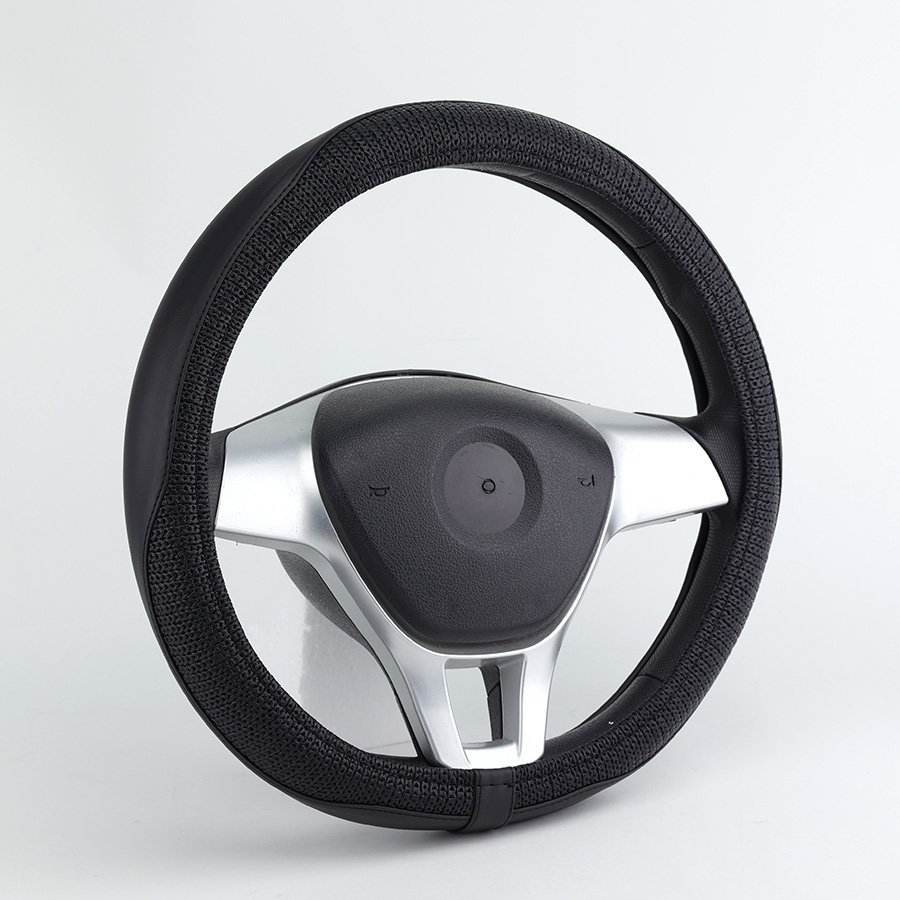 Bọc Vô Lăng CIND E011 Size M Màu Đen Da PU Lõi TPE Chống Trượt Siêu Êm - Nhập Khẩu Chính Hãng