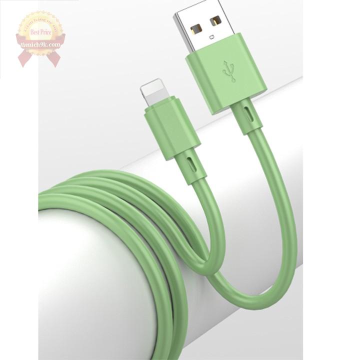 Dây cáp uốn dẻo sạc nhanh QC 3.0 silicon Type C Lightning USB dài 1m 3m cho điện thoại