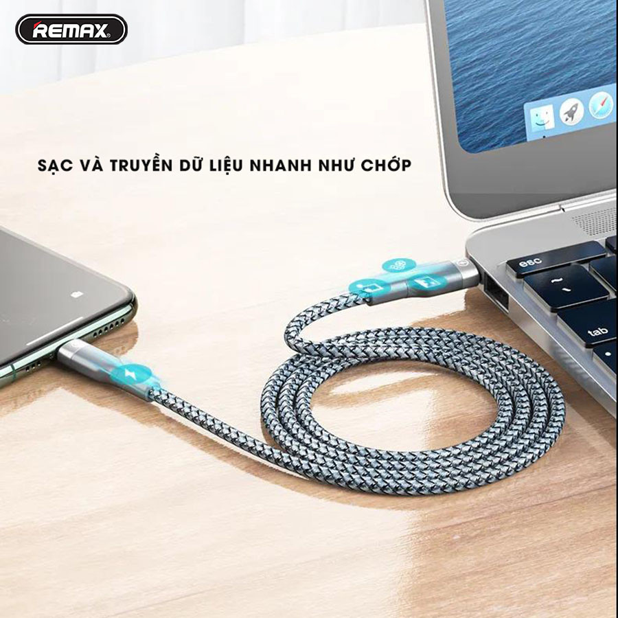 Cáp sạc nhanh Remax RC-009i 20W cho iPhone - Màu ngẫu nhiên - Hàng nhập khẩu