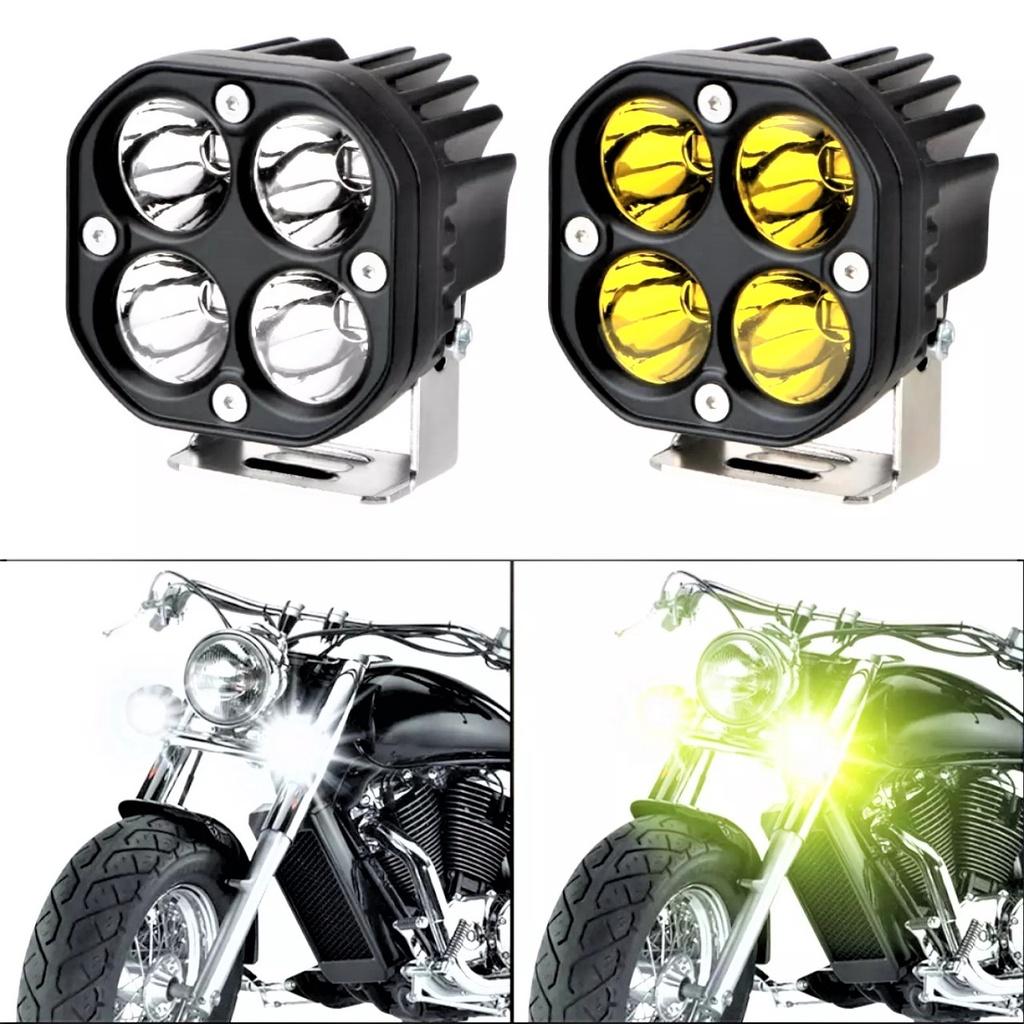 Đèn trợ sáng xe máy ô tô L4x ZTUN siêu sáng chống nước lắp các loại xe