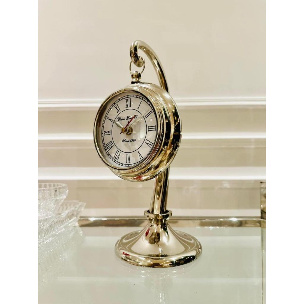 Đồng Hồ Để Bàn LOBERON, Đồng hồ Trang Trí, Mặt Số La Mã, Cao 29cm, Cực Sang Chảnh, Nhập Đức, BH 12 Tháng