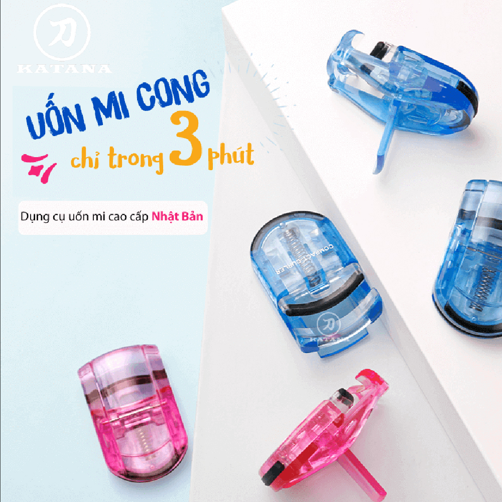 Kẹp uốn mi cao cấp Nhật KAI KQ0155 (màu xanh)