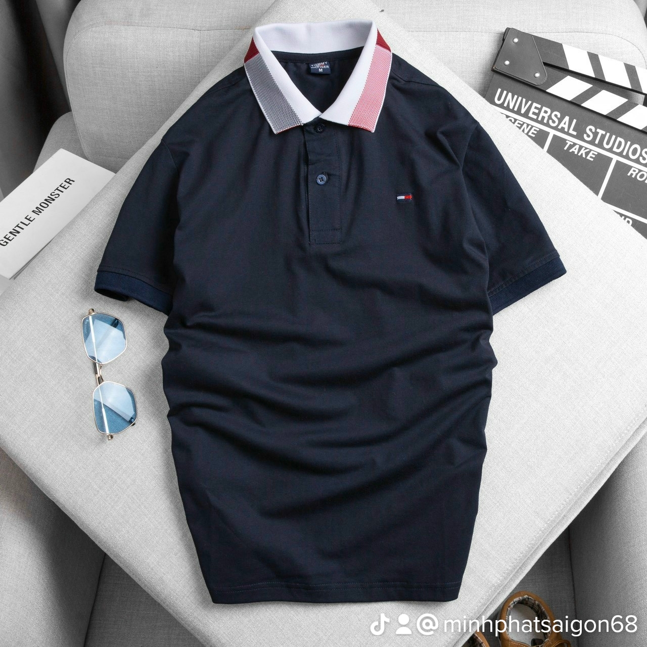 Áo thun nam cổ trụ polo xuất có bigsize xxxl 4 mẫu