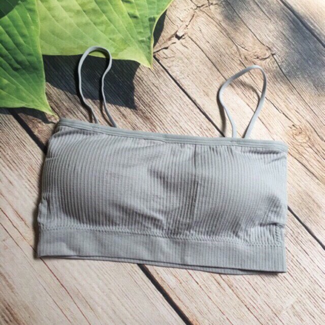 Áo Bra Quây Có Dây Gân Tăm Cotton Mềm Mại BR16
