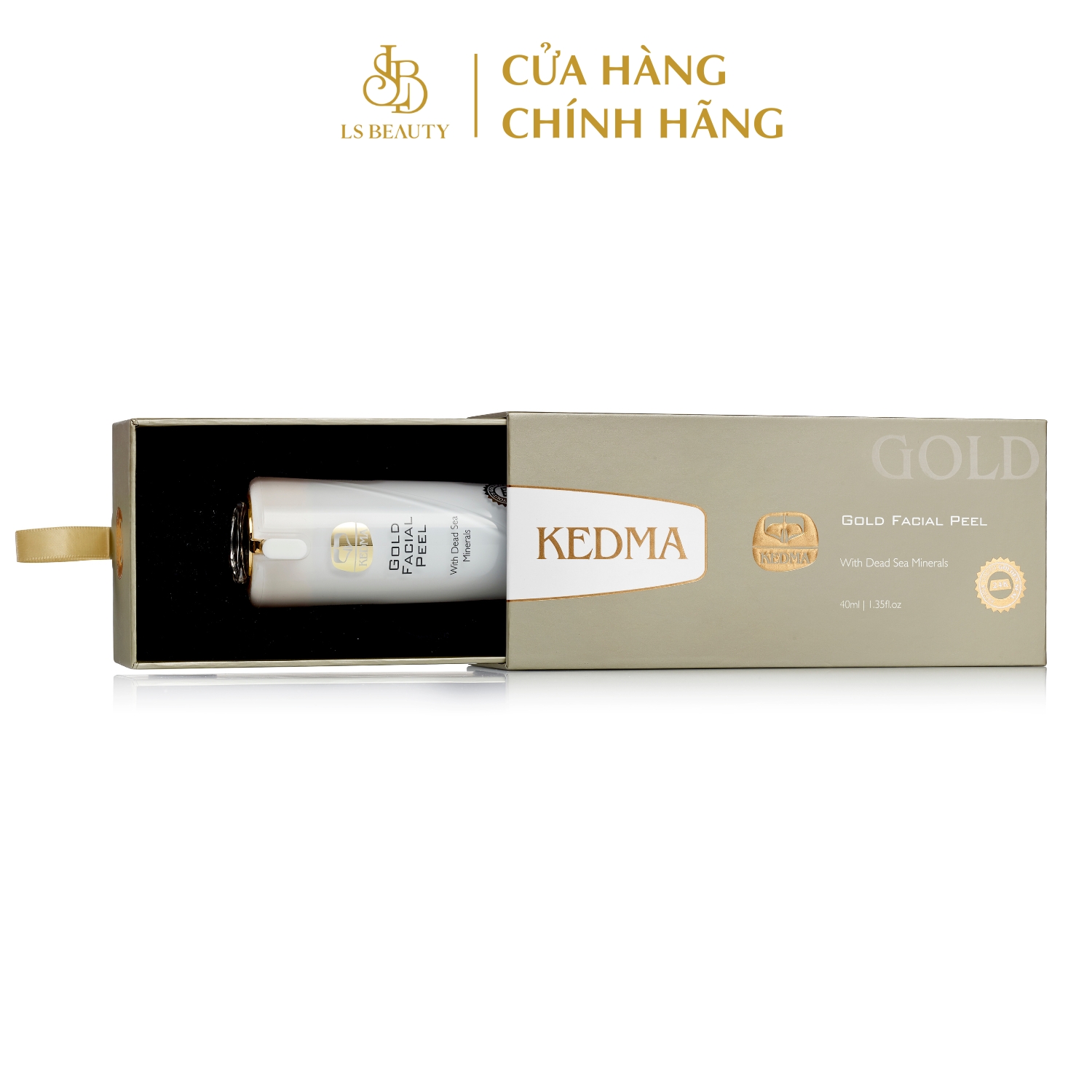 Gel Tẩy Da Chết Từ Tinh Chất Vàng 24k - Gold Facial Peel Kedma 40ml