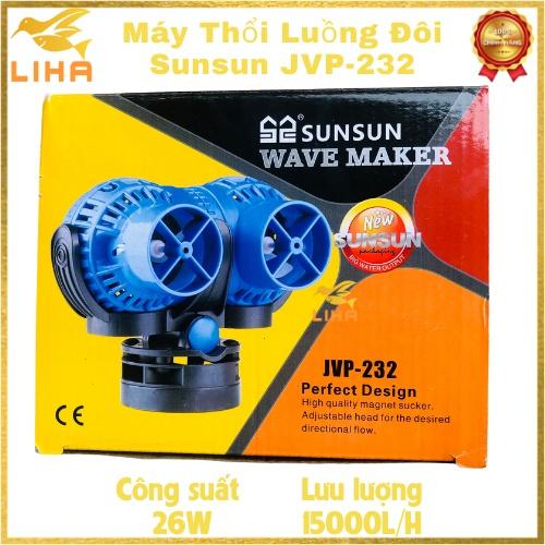 Máy Thổi Luồng Đôi Sunsun JVP-232 (26W - 15000L/H) - Máy Tạo Sóng Cho Bể Cá