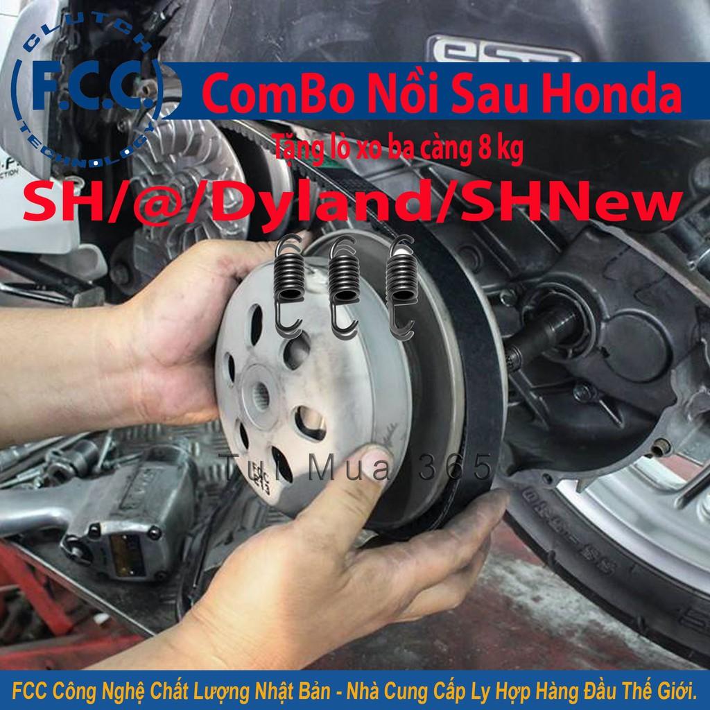 Combo Nồi Sau FCC Honda SH Y, A Còng, Dyland, SH New 2013 Japan