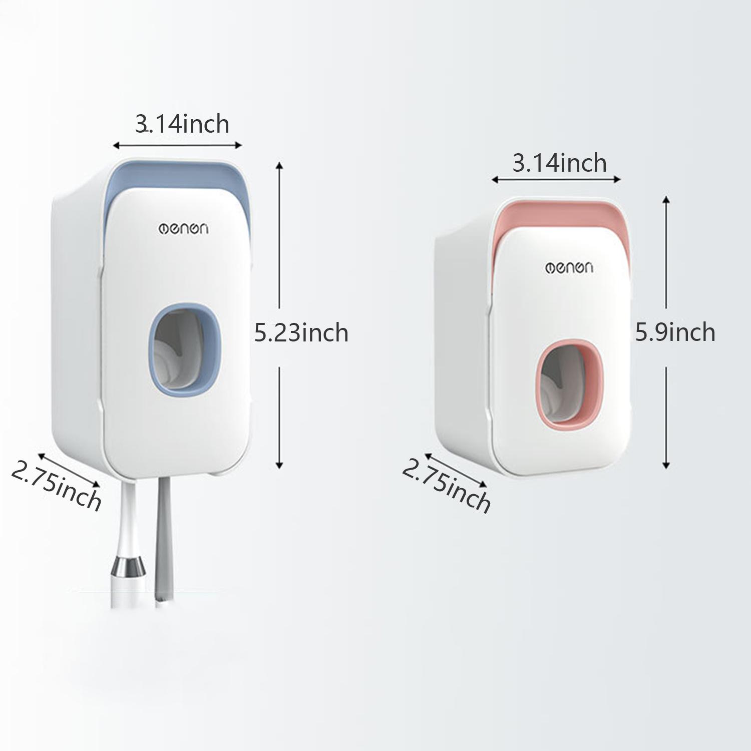 Bộ phân phối kem đánh răng tự động với giá đỡ bàn chả