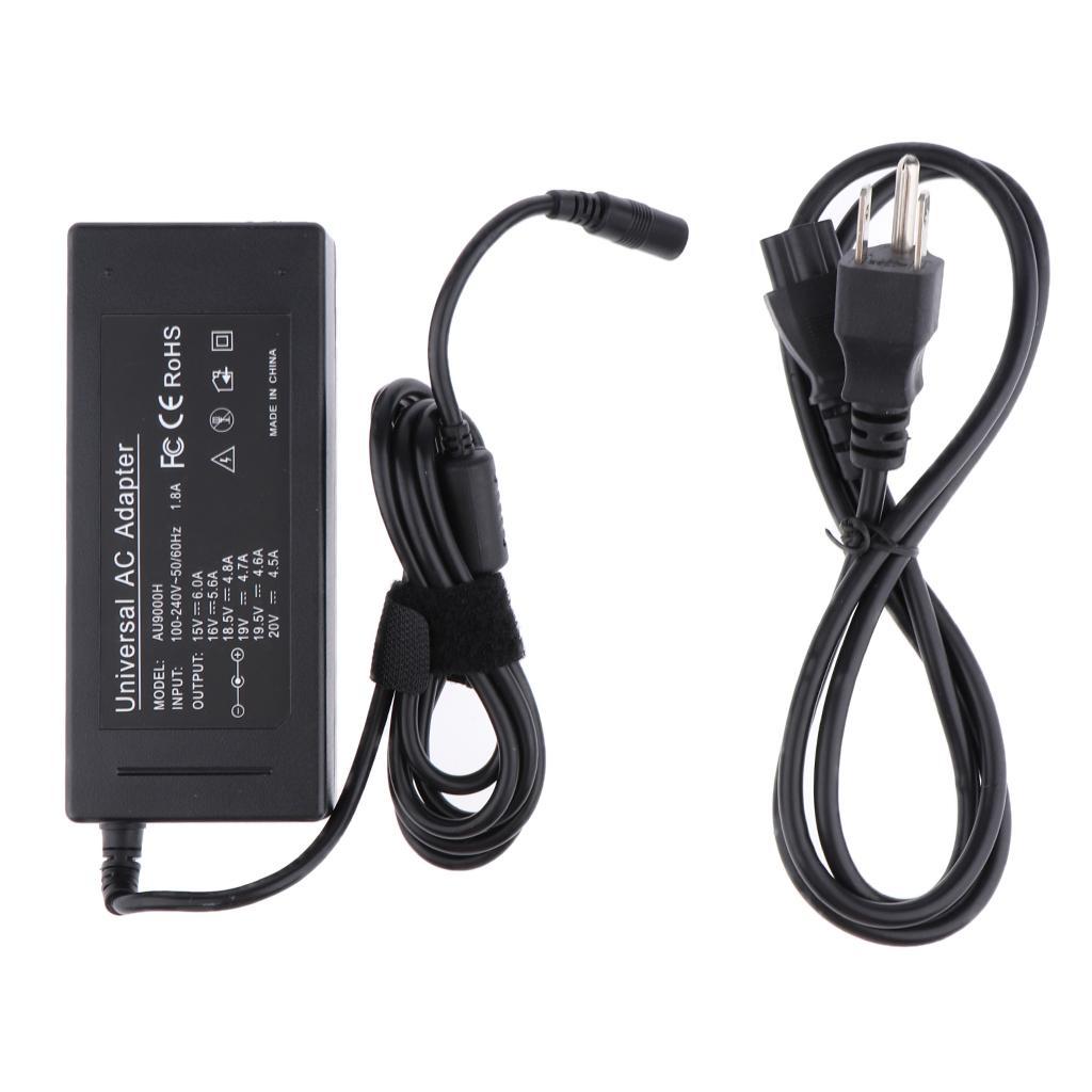 90W Multi-Function Laptop AC Charger Power Adapter For Notebook 8 Ports US