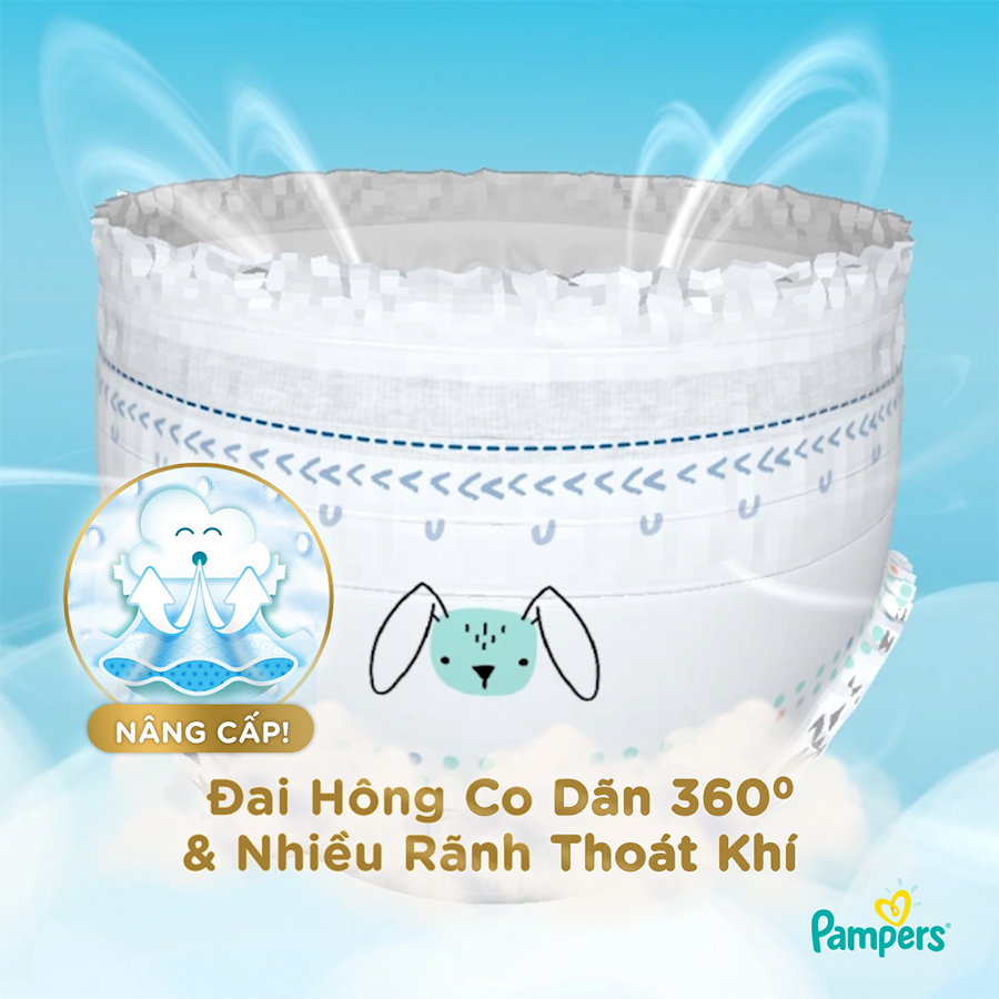 Thùng 3 Gói Tã/ Bỉm Dán PAMPERS Nhật Thượng Hạng, Size NB/ S/ M/ L, Siêu Mềm Mịn & Thoáng Khí