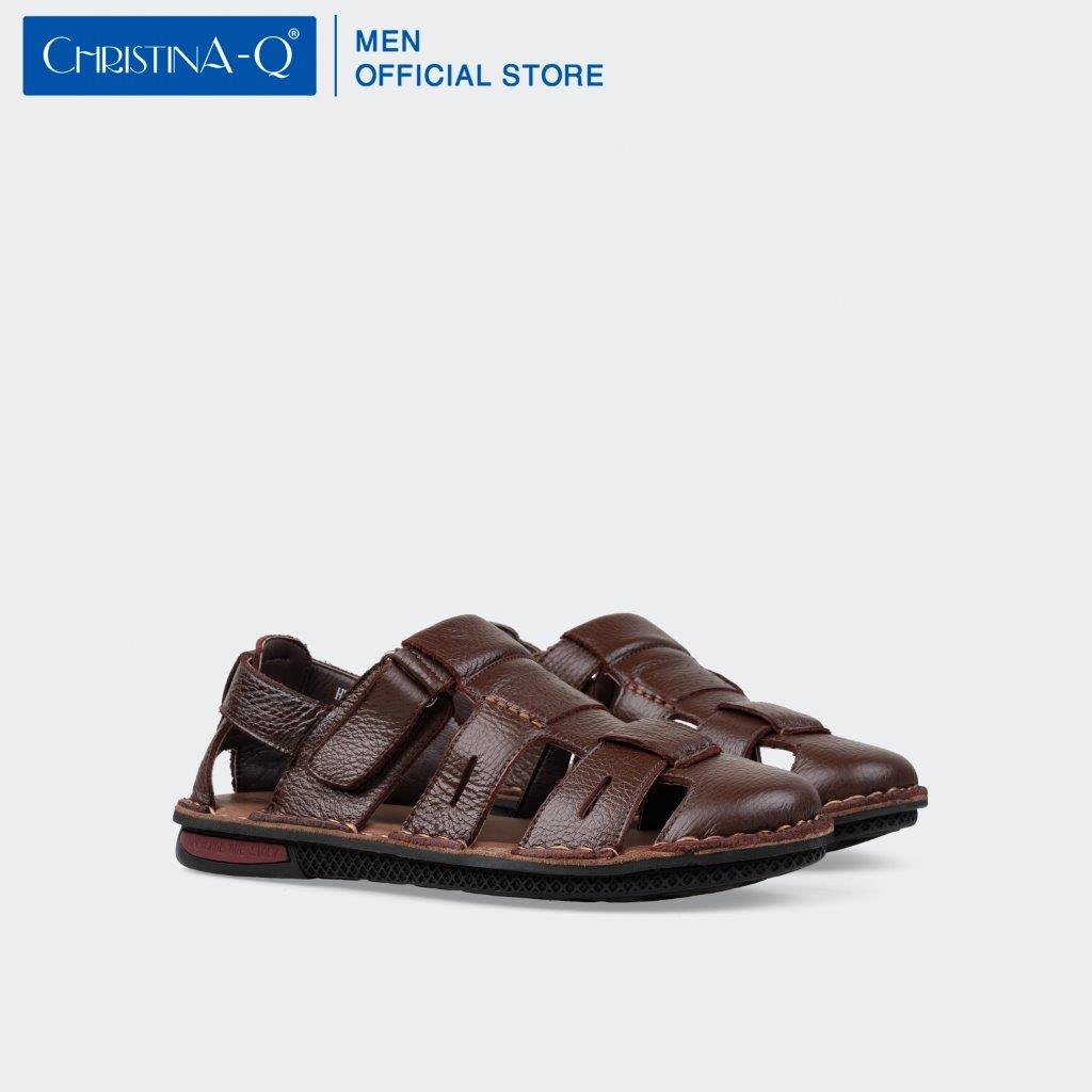 Sandals Nam Da Cao Cấp ChristinA-Q SDA001