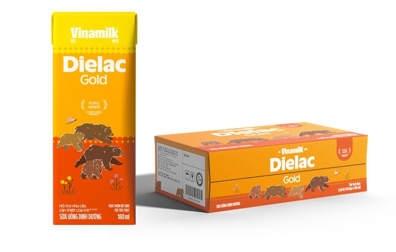 Thùng 48 Hộp Sữa Bột Pha Sẵn Vinamilk Dielac Alpha Gold IQ 180ml