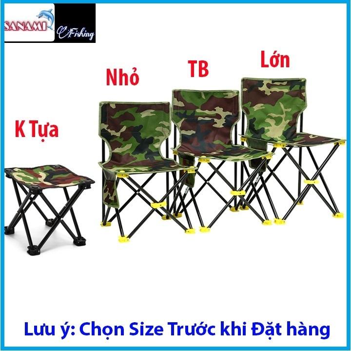 Ghế Câu Cá,Giã Ngoại Có Thể Gấp Gọn Rằn Ri Cao Cấp Bền Bỉ,Bắt Mắt - Sanami Fishing Store