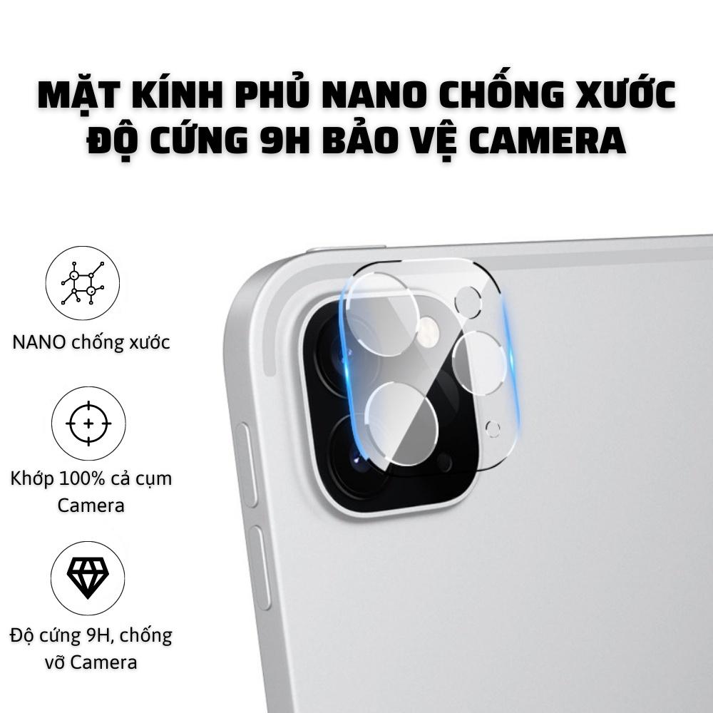 Cường lực kính cụm Camera cho iPad Pro 11/12.9 inch - Cường lực kim loại cho Camera cho iPad 11/12.9&quot; dòng iPad năm 2020/21