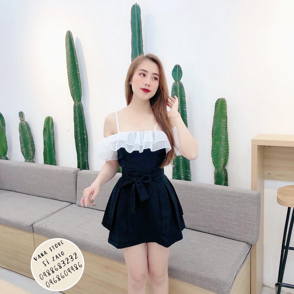 Đầm Dự Tiệc_ Váy Đẹp Thiết Kế Cao Cấp Phối Voan Tơ Cao Cấp Mặc Xinh Ngất Ngây