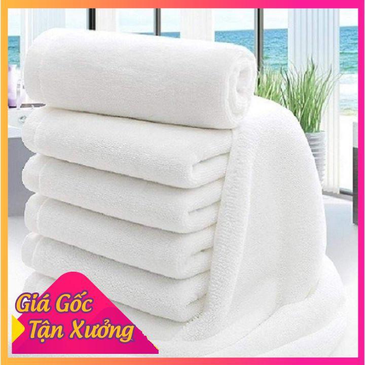 Khăn Tắm, Khăn Mặt Cho Khách Sạn, Nhà Nghỉ, Salon Tóc, Spa- 34x82cm - Mềm Mịn, Không Xù