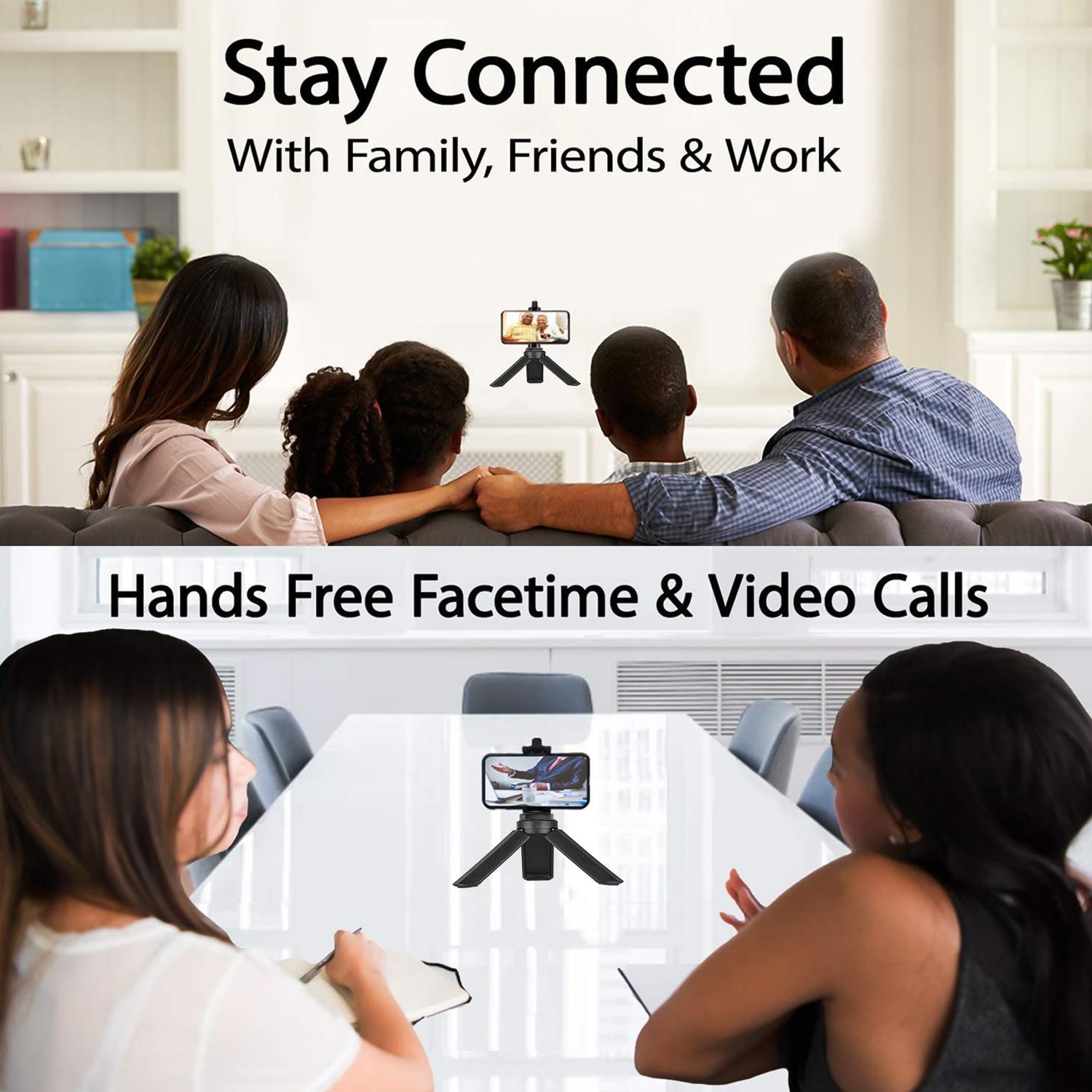 Chân máy gấp mini để bàn với 1/4 vít cho điện thoại di động