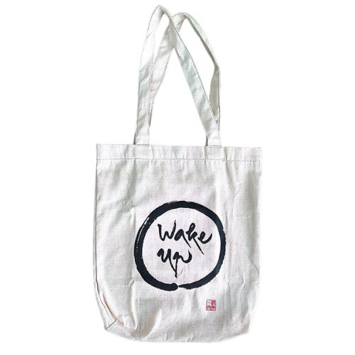 TÚI VẢI CANVAS THƯ PHÁP - WAKE UP