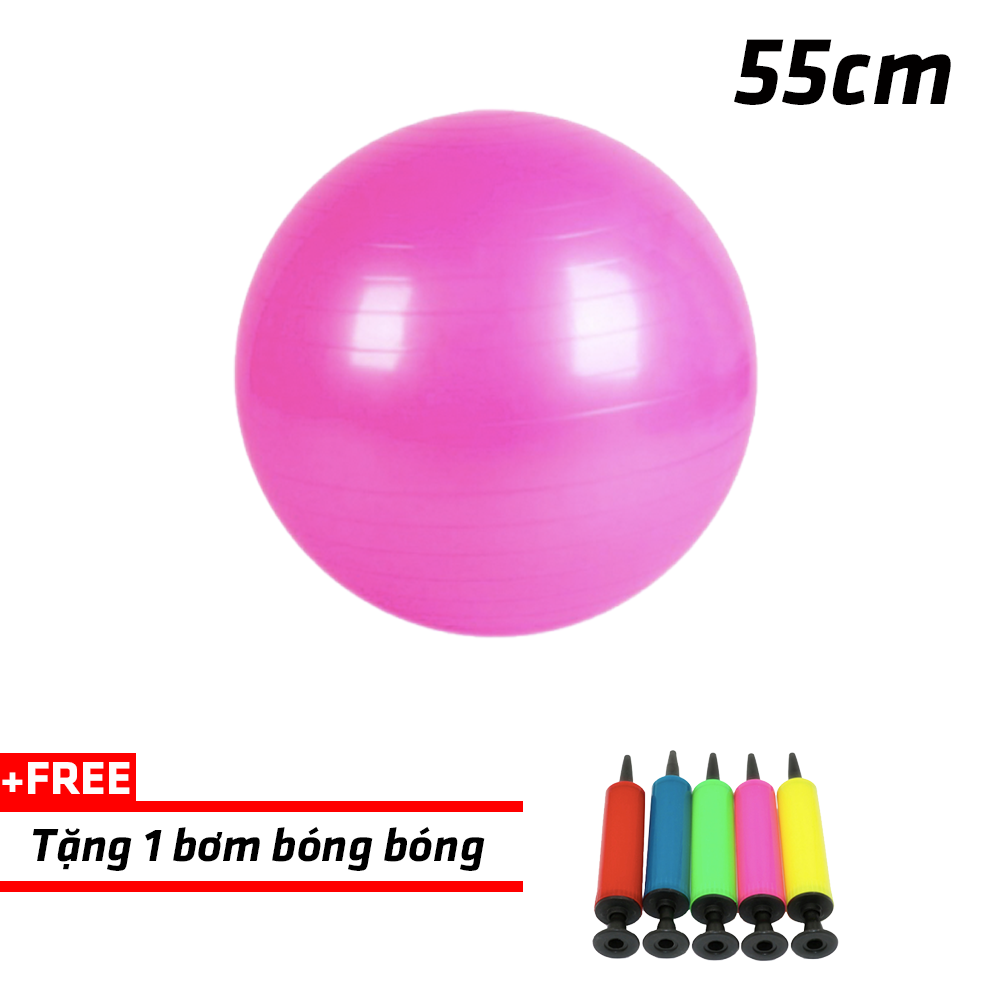 Bóng Tập Yoga Trơn 55cm Nhiều Màu