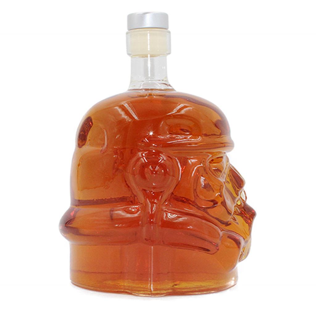 650ml Transparent Glass Decanter Wine Whisky Liquor Alcohol Glass Bottle Set