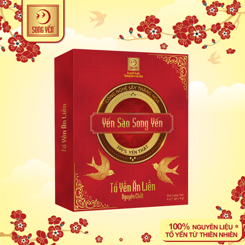 Tổ Yến Ăn Liền Nguyên Chất Song Yến