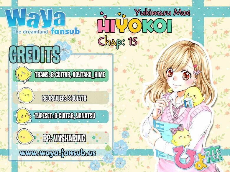 tình yêu của hiyo chapter 15 1