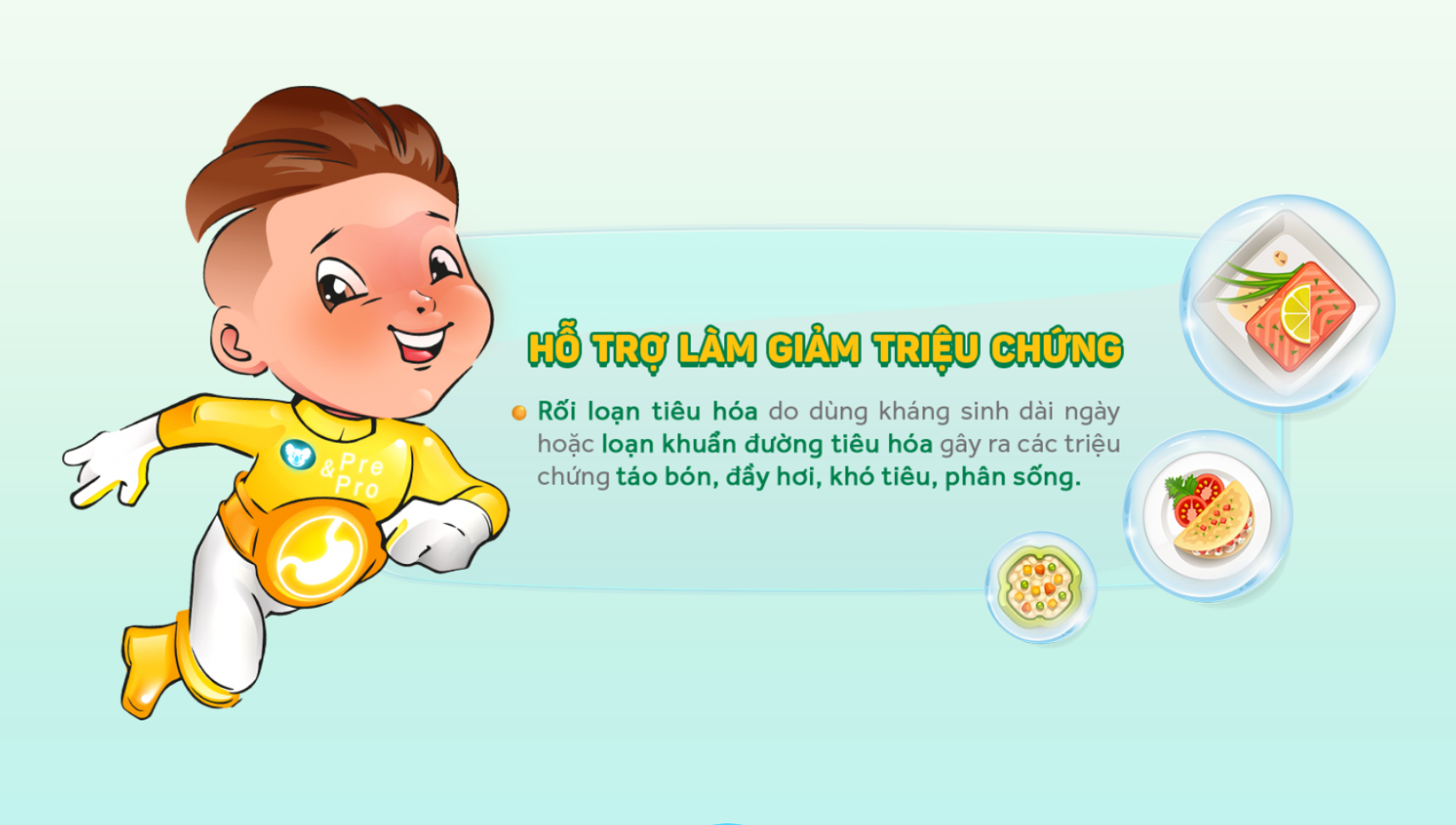 Gói bột men vi sinh lợi khuẩn sống & chất xơ, khỏe đường ruột, giảm táo bón, khó tiêu, đầy hơi AB JUNIOR PRE&PRO 10 gói