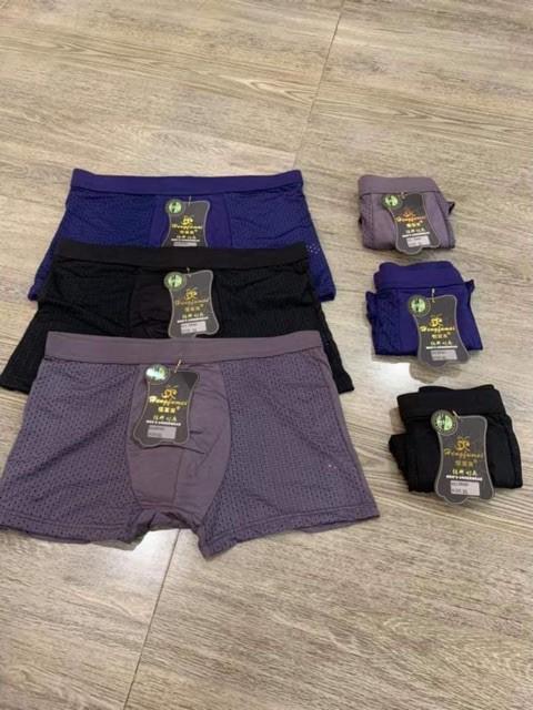 Quần Lót Nam Combo 5 chiếc sịp đùi - chéo nam thông hơi, hàng VNXK