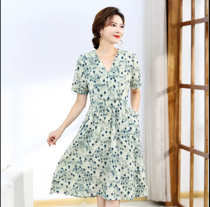 Váy Đầm Họa Tiết Đẹp Cá Tính VH60 - Hàng Quảng Châu Cao Cấp