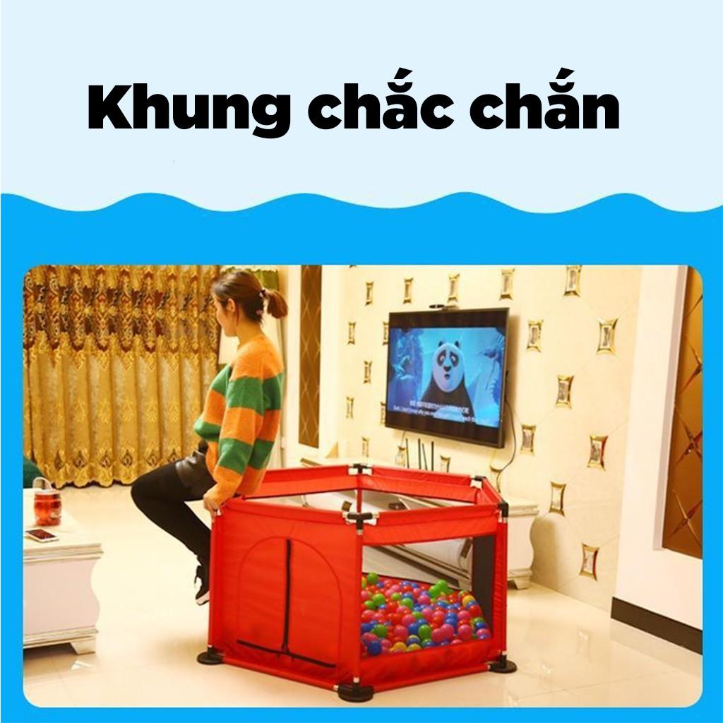 Quây bóng lục giác cho bé