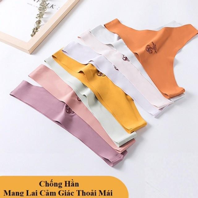 Quần lọt khe ️️ Quần chip đúc su thun lạnh - Quần Lót Nữ Không Đường May Sexy Gợi Cảm