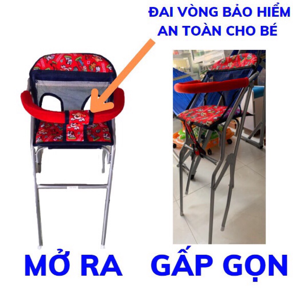 Ghế đi xe atila mới , elizabeth , nozza , GHẾ GA XẾP SẮT SƠN TĨNH ĐIỆN
