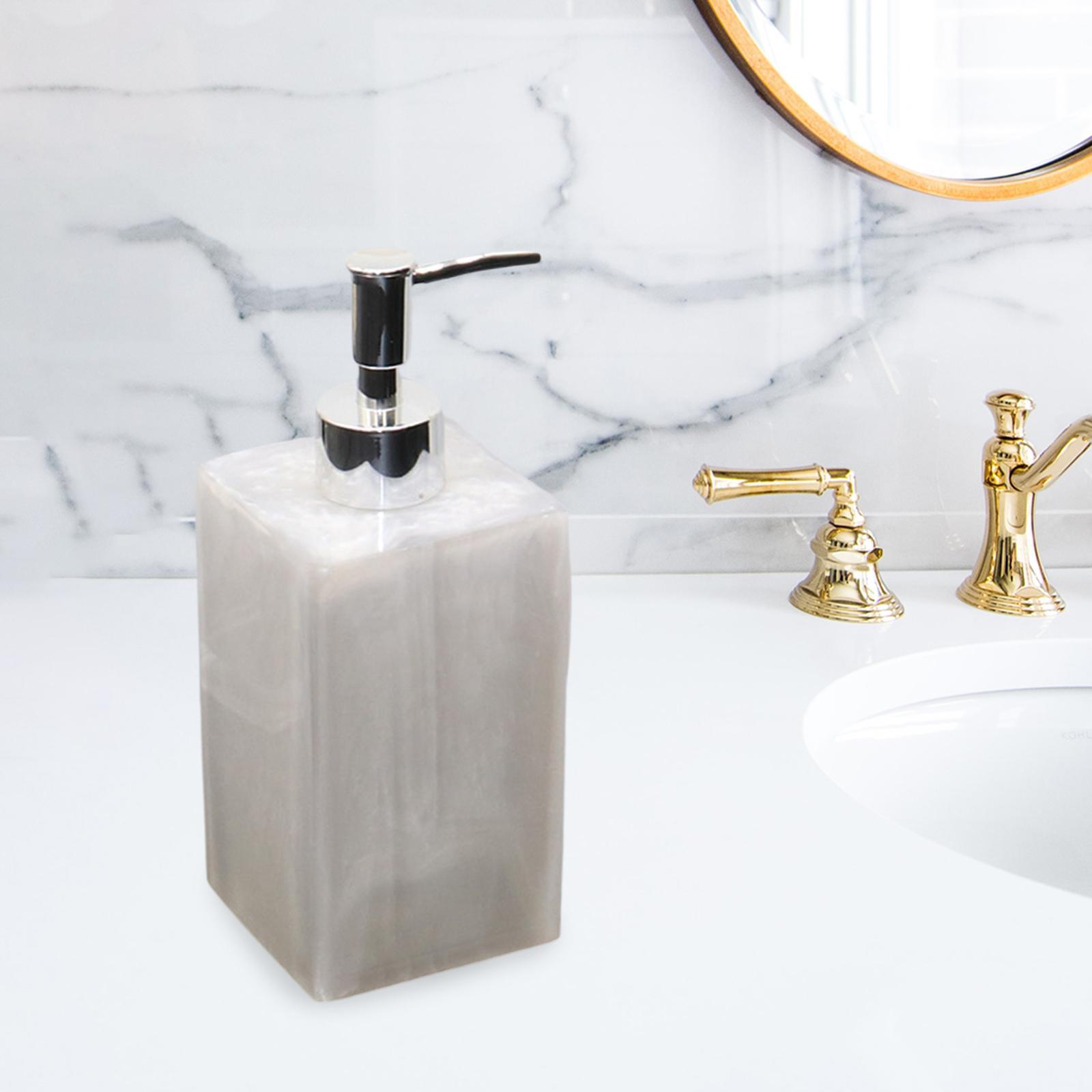 2x Pump Bottle Dispenser Liquid Shampoo Dispenser for Home Kitchen