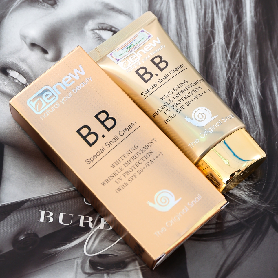 Kem Nền Siêu Mịn Lâu Trôi BB Benew ốc sên Cream Cao Cấp Hàn Quốc