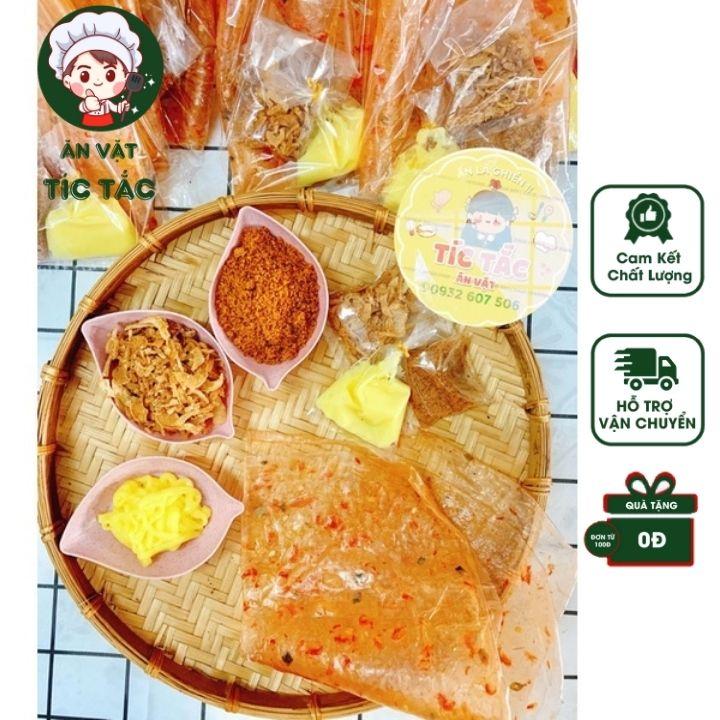 Bánh Tráng Dẻo Tôm Phơi Sương Cuộn Bơ Hành Phi Muối Nhuyễn Béo Béo Thơm Ngon