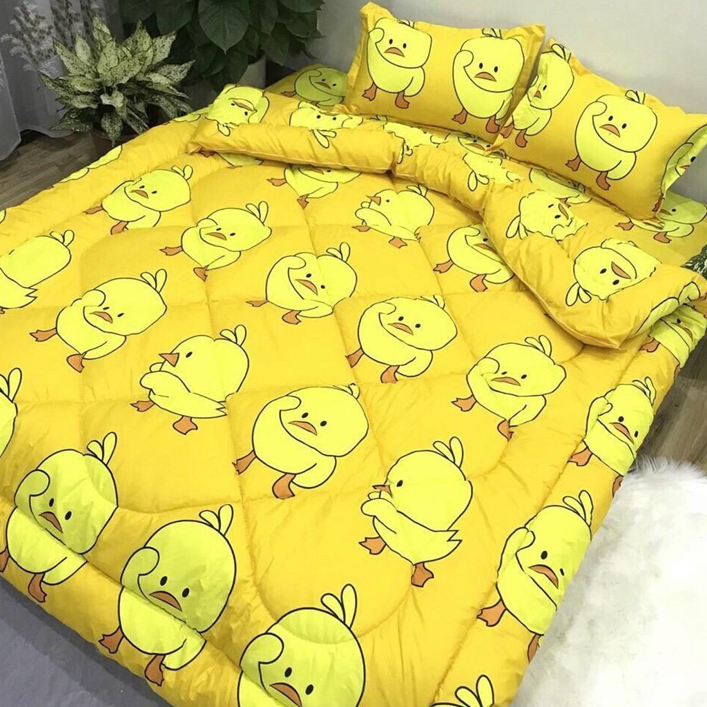 Bộ Chăn Ga Gối Cottong Poly PLX25 Gosan đáng yêu