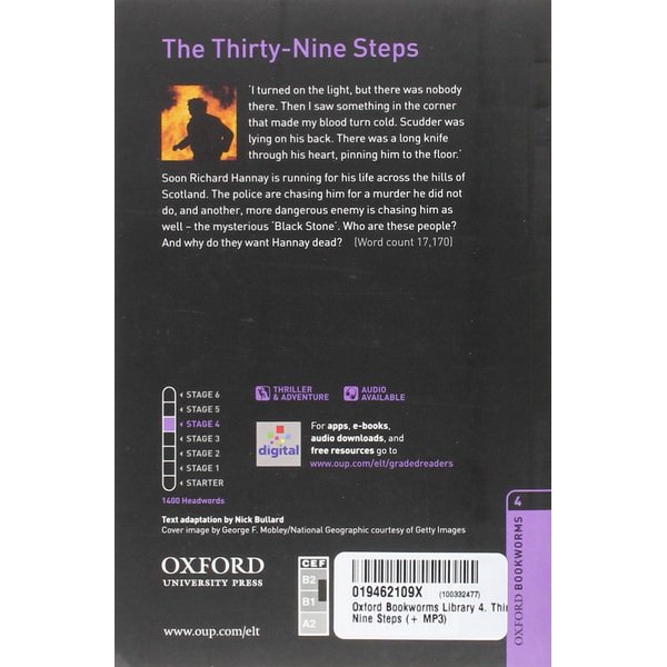 Oxford Bookworms Library (3 Ed.) 4: The Thirty-Nine Steps MP3 Pack