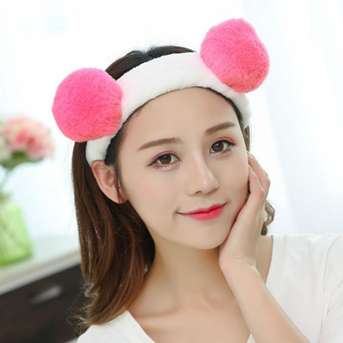 Băng Đô Turban Tai Gấu Màu Sắc Ngọt Ngào Đáng Yêu BD13