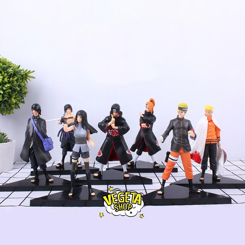 Mô hình Naruto - Mô hình Naruto Hokage Sasuke Hyuga Hinata Deidara Itachi Uchiha Minato Gaara Sasori - Cao 15~18cm