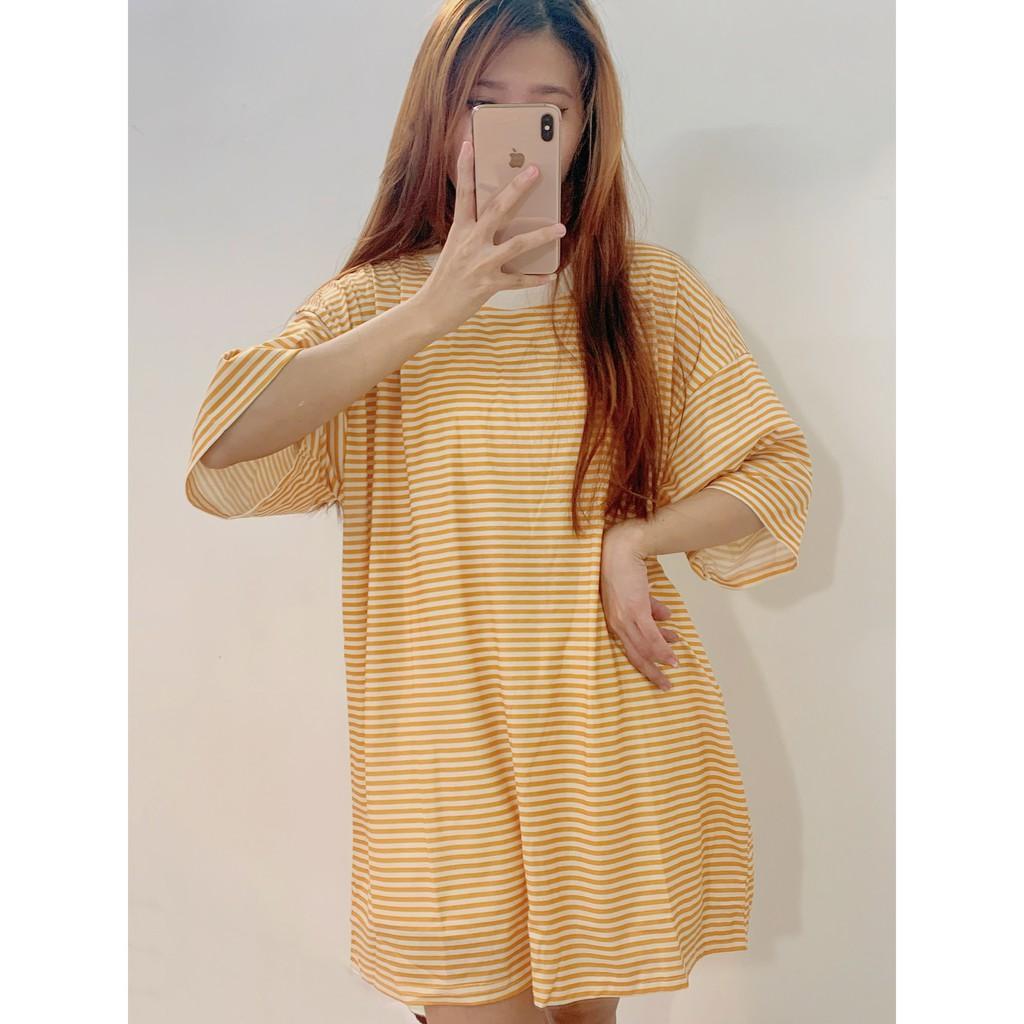 Striped Basic Tee - Áo Thun Sọc Form Rộng Oversize Summer Ulzzang