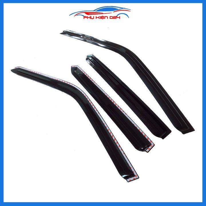 Vè che mưa Pride CD5 vè đen, nhựa ABS cao cấp chắn mưa, cản bụi, trang trí xe hơi